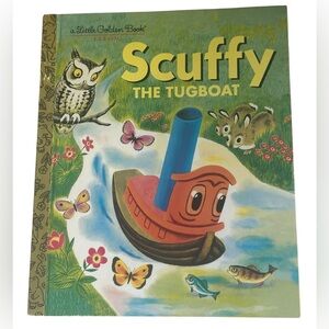 🎉6/$20 ‘SCUFFY THE TUGBOAT’ LITTLE GOLDEN BOOK